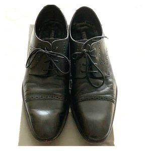 Men’s Black Wing Tips. Size 12